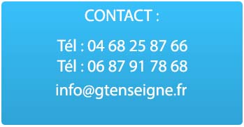 gt enseigne contact